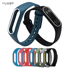 New Mjobs Miband 2 Strap Double Color Replacement  Pulseira Correa mii band 2 wrist strap Smart Band Accessories for xiaomi 2 2024 - buy cheap