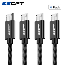 EECPT 4 Pack Micro USB Cable Fast Charging Wire Data Cord Microusb Phone Charger Cable for Samsung Xiaomi Redmi 4 Note 5 Android 2024 - buy cheap