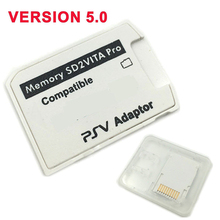 Версия 5,0 SD2VITA адаптер для PS Vita для TF карты памяти для карта для игры PSVita PSV 1000/2000 адаптер 3,6 Системы Micro SD карт из искусственной кожи 2024 - купить недорого