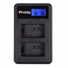 Probty NP-FW50 NP FW50 NPFW50 LCD Dual Charger for Sony Alpha a6000 a6300 NEX-7 SLT-A37 DSC-RX10 DSC-RX10 7SM2 ILCE-7R 7S QX1 2024 - buy cheap