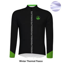 HERBALIFE Pro team winter Thermal Fleece Cycling Jersey Long Sleeve Clothing Bike Wear Clothes Bicycle Maillot Sportwear 6512 2024 - buy cheap