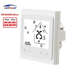HESSWAY 2PIPE 4P cool heat 0-10V adjust  raumthermostat wifi for API Modbus&RS485 Remote Terminal Unit 2024 - buy cheap
