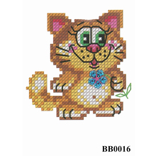 Golden panno,Needlework,Embroidery,DIY Animal Painting,Cross stitch,kits,11ct cute cat  Cross-stitch,Sets For Embroidery 2024 - buy cheap