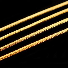 1pcs Classic 2MM  around gold snake chain 16-24 inches for men women yellow gold filled pendant necklace 2024 - buy cheap