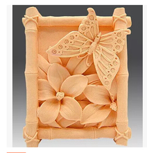 Molde de jabón 3D para modelado de mariposas y flores en grupos, molde decorativo para pasteles, pasteles, jabón manual hecho a mano, n. °: SO-014 2024 - compra barato