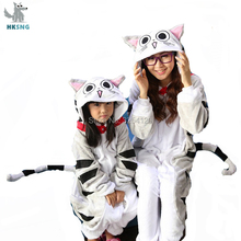 HKSNG-Pijama de franela de alta calidad para adultos, mono de fiesta familiar, disfraces, Kigurumi, Cheese Cat, Kigu 2024 - compra barato