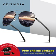 VEITHDIA Brand Men's Pilot Polarized Sunglasses men Sun Glasses Alloy Frame Driving Glasses oculos de sol masculino shades 1306 2024 - buy cheap