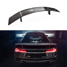 Dry Carbon Rear Trunk Boot Spoiler Tail Wing for Audi R8 2017-2020 FRP Auto Racing Spoiler Car Styling 2024 - buy cheap