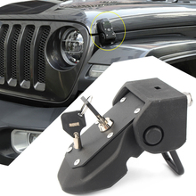 Kit de trava para capô de carro, pinos e fivela para automóvel, kit de chave, para 2018 jeep wrangler jl jk 2007 08 09 2010 11 12 13 14 15 16 17 2018 2024 - compre barato