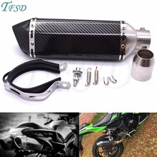 36-51mm Universal Motorcycle Exhaust Modified Muffler Pipe For Honda CBR300R CBR250R CBR500R CB500F/X GROM 2024 - buy cheap