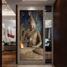 Free shipping buddha art canvas Wall art buddha Picture landscape Canvas painting Modern living room Decorative 2024 - buy cheap