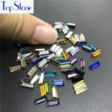 Mix Colors 3X7MM,5x10mm 50pcs Small Baguette rhinestones Point back Tiny T Shape Glass Crystals diy nail art stone 2024 - buy cheap