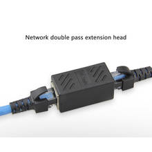 1 шт. соединитель RJ45 CAT5 сетевой Ethernet адаптер мама-мама 8P8C удлинитель сети удлинитель кабеля соединитель LAN 2024 - купить недорого