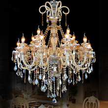 Crystal chandelier modern living room bedroom lamp European style lobby hotel lamp luxury villa creative restaurant lamp 2024 - buy cheap