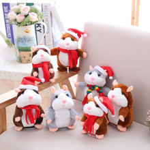 15cm cute Talking Hamster Speak Talk mouse Sound Record Repeat Stuffed Plush Animal Hamster Educational Toy for Children Gift 2024 - buy cheap