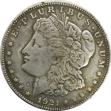 D 1921 United States Morgan 1 One Dollar Cupronickel Plated Silver collectibles Copy Coin 2024 - buy cheap