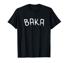 Camisa de Manga corta de Anime japonés, camiseta divertida de moda, Tops, ropa de calle, Color sólido, Baka, regalo, 2019 2024 - compra barato