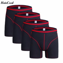 4 pçs/lote mais tamanho roupa interior dos homens boxers shorts cuecas curtas respirável boxers casa cueca boxer 2024 - compre barato