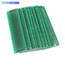 5PCS  2x8 cm 20x80mm FR4 Double Sided Prototype PCB Breadboard Tinned Universal Diy Kit Electronic Board Module Double Sided PCB 2024 - buy cheap