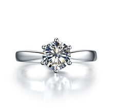 2ct 14 k ouro branco coreia do sul estilo solitaire teste encantador positivo moissanite feminino noivado simular diamante brilhante 2024 - compre barato