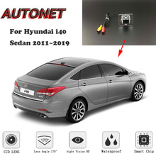 AUTONET-cámara de visión nocturna HD para Hyundai i40 Sedan 2011 ~ 2019, cámara para matrícula con agujero Original 2024 - compra barato