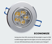 Luminária de teto led, 9w-21w, 110v/220v, regulável, não dimerizável, luz branca quente/fria, para iluminação doméstica interna 2024 - compre barato
