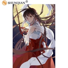 Inuyasha Anime Canvas Poster Home Decor Custom Cloth Posters 20X30cm,27X40cm,30X45cm Best Gift DIY Fabric Posters 2024 - buy cheap