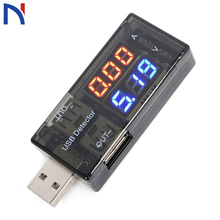 USB Voltage Current Charging Detector Mobile Power Current Voltmeter Ammeter Voltage USB Charger Tester Double Row Shows Meter 2024 - buy cheap