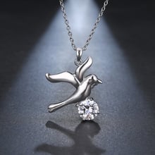 Emmaya Brand Luxury Originality Animal AAA Cubic Zircon Bird Pendant Adjustable Necklace for Women Popular Crystal Jewelry Gift 2024 - buy cheap