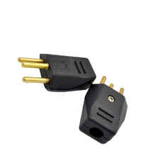 Adaptador de cablagem removível universal, preta plugue eu padrão suíço 3 pinos máquina industrial tomada macho soquete 250v 10a 2024 - compre barato