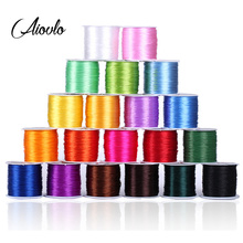 Aiovlo 60Meter/lot Strong Crystal Elastic Beading Line Cord Thread String DIY Necklace Bracelet Jewelry Making Accessories 2024 - buy cheap