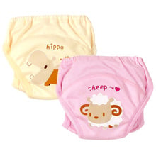 2 PCS/Lot Reusable Baby Training Nappies Pants for Toddler Boy Girl Toilet Learning Panties Underwear Washable Cotton Diapers 2024 - buy cheap