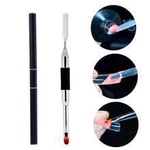 1PCS Dual-ended Nail Art Brushes For Acrylic Jelly Gel Extension Gradient Painting Pen DIY UV Manicure Nail Tools 2024 - buy cheap