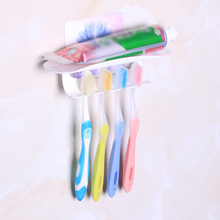 Soporte para cepillos de dientes, estante de almacenamiento de pasta de dientes montado en la pared, organizador para el hogar, accesorios de baño TB 2024 - compra barato