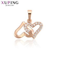 Xuping Jewelry Charms Styles Heart Shaped Necklace Pendant for Women Girls Gifts 34041 2024 - buy cheap