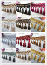 wholesale! Long 5 M / Width 10 CM European Curtain Lace Fringed Sling Sofa Curtain Clothes Decorative Fabric Accessories 2024 - buy cheap