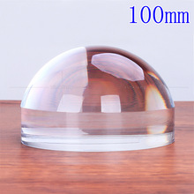 4X 100 мм акриловая сферическая лупа Настольная бумажная карта увеличительные очки портативное стекло для чтения 4 раза дисплей ценит 2024 - купить недорого