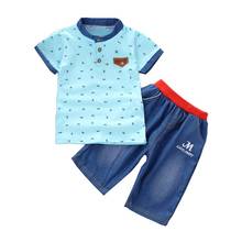 BibiCola Summer Baby Boy Clothes Set Baby Clothing Set Tops+Shorts Pants 2pcs Set Kids Sport Suits Children Tracksuit For Boys 2024 - buy cheap