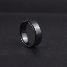 Мужское черное кольцо из нержавеющей стали LR4144 2022 - купить недорого