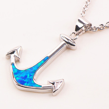 Blue Fire Opal 925 Sterling Silver Fashion Jewelry Pendant P104 2024 - buy cheap