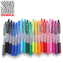 Гелевая ручка цвета зебры 1 шт JJS15 деловая подпись в офисе ручка 0,4 мм Студенческая с гладкой многоцветной ручкой на водной основе инструмент для письма 2024 - купить недорого