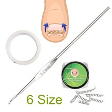 8 unids/set encarnada del dedo del pie fijador de alambre para corrección de uñas pedicura recuperar paroniquia Acronyx Onyxis juanete Corrector de pie herramienta de cuidado 2024 - compra barato