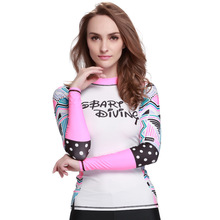 Sbart-camisetas de manga larga para mujer, trajes de baño para surfear, ropa deportiva para el agua, trajes de baño DCO 2024 - compra barato