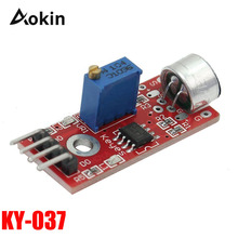 Módulo de Sensor de detección de sonido y voz, KY-037, 4 pines, transmisor de micrófono, Robot inteligente para coche, Kit DIY para arduino 2024 - compra barato