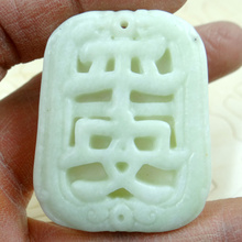 Natural stone Quartz crystal Chinese hand-carved statue of Peace amulet pendant for diy jewelry making Necklace Accessories S43 2024 - buy cheap