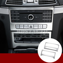 For Benz E Class Coupe W207 C207 Inner Center Console CD Panel Cover 2014-2016 2pcs Car Accessories Interior Car Decor Car Trim 2024 - buy cheap