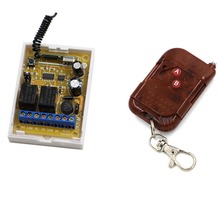 Interruptor com sistema de controle remoto sem fio, receptor com código de aprendizagem, pêssego, corrente de 12v, 24v, 10a