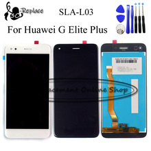 Black/White/Gold 5.0 inch For Huawei G Elite Plus SLA-L03 Full LCD DIsplay + Touch Screen Digitizer Assembly Free Tools 2024 - buy cheap