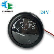 24V VDO Oil Pressure Meter Diesel Engine Meter Oil Pressure Gauge 2024 - buy cheap