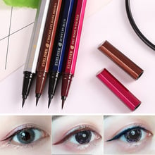 Xixi colorful eyeliner pencil diamond blue wine red black eyeliner tattoo waterproof long lasting liquid eyeliner pen AC043 2024 - buy cheap